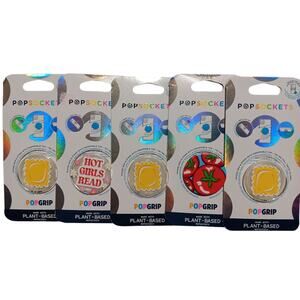 Popsockets NEW (qty 5) Different Designs Ravioli Tomato Hot Girls Read